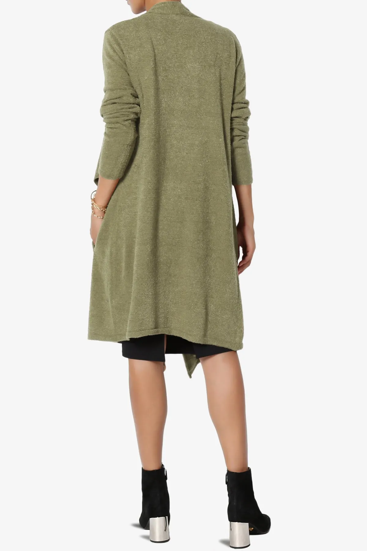 Tish Waterfall Longline Knit Cardigan