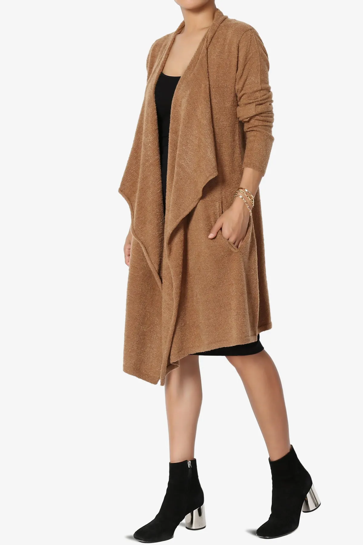 Tish Waterfall Longline Knit Cardigan