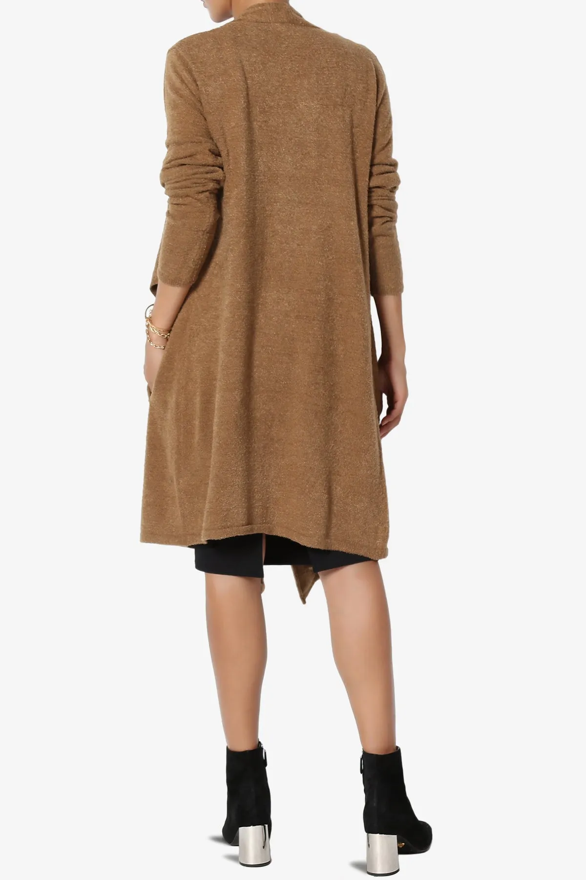 Tish Waterfall Longline Knit Cardigan