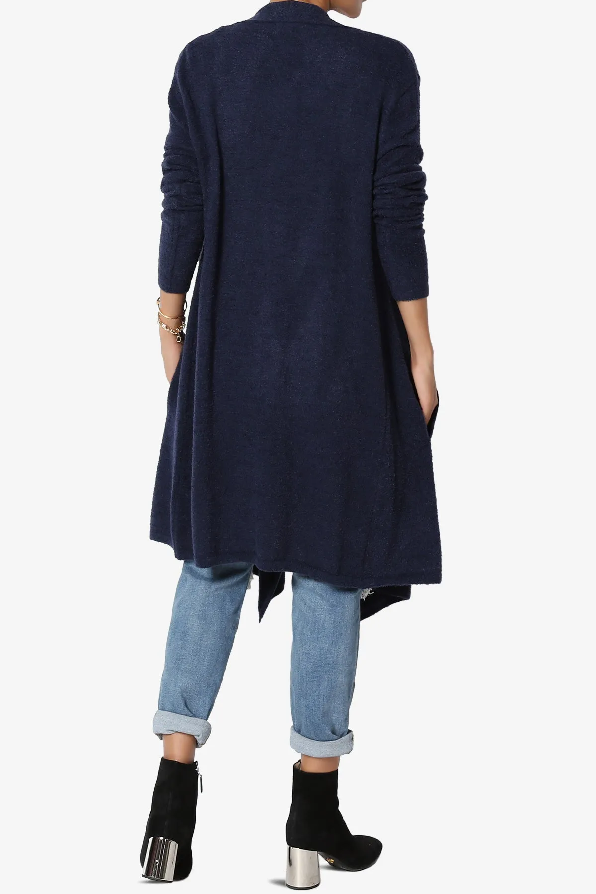 Tish Waterfall Longline Knit Cardigan