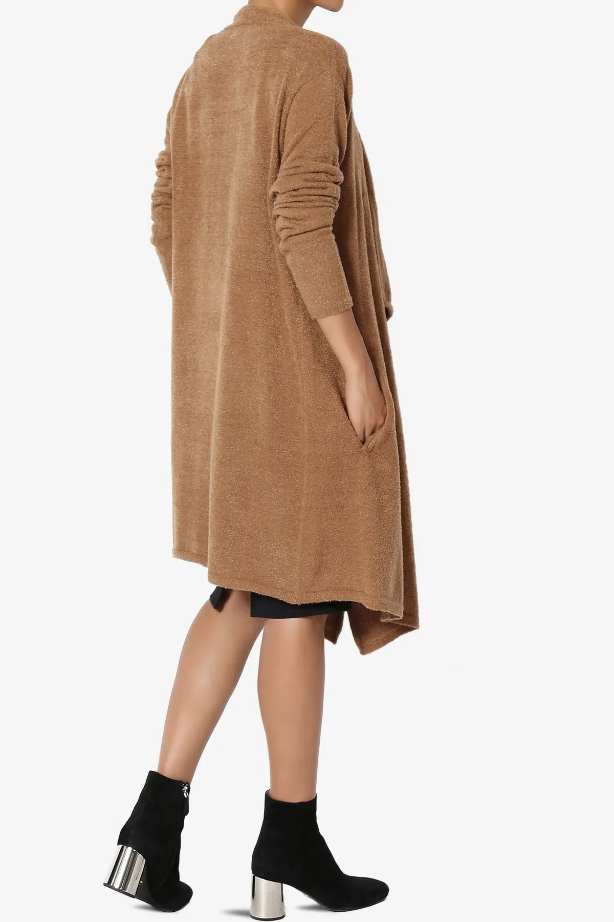 Tish Waterfall Longline Knit Cardigan