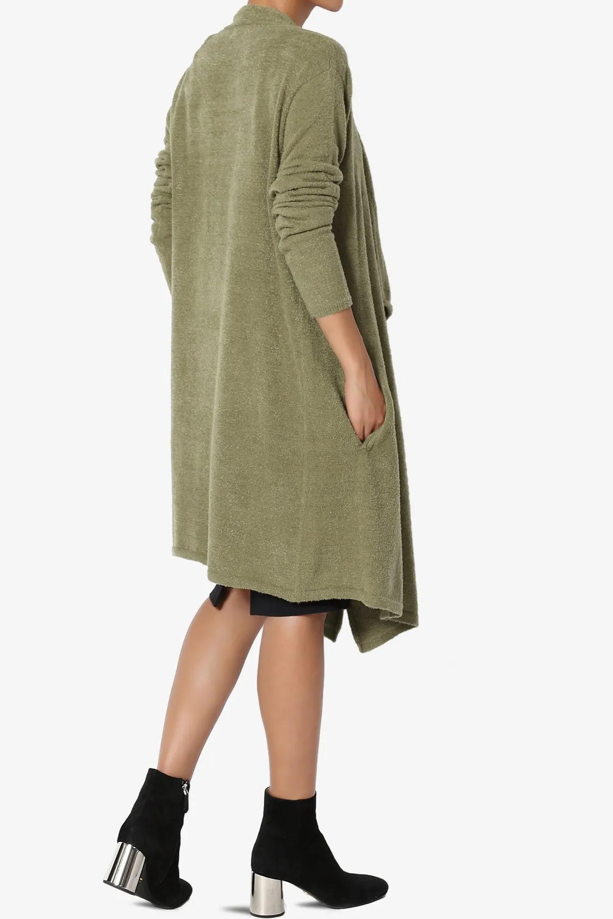 Tish Waterfall Longline Knit Cardigan