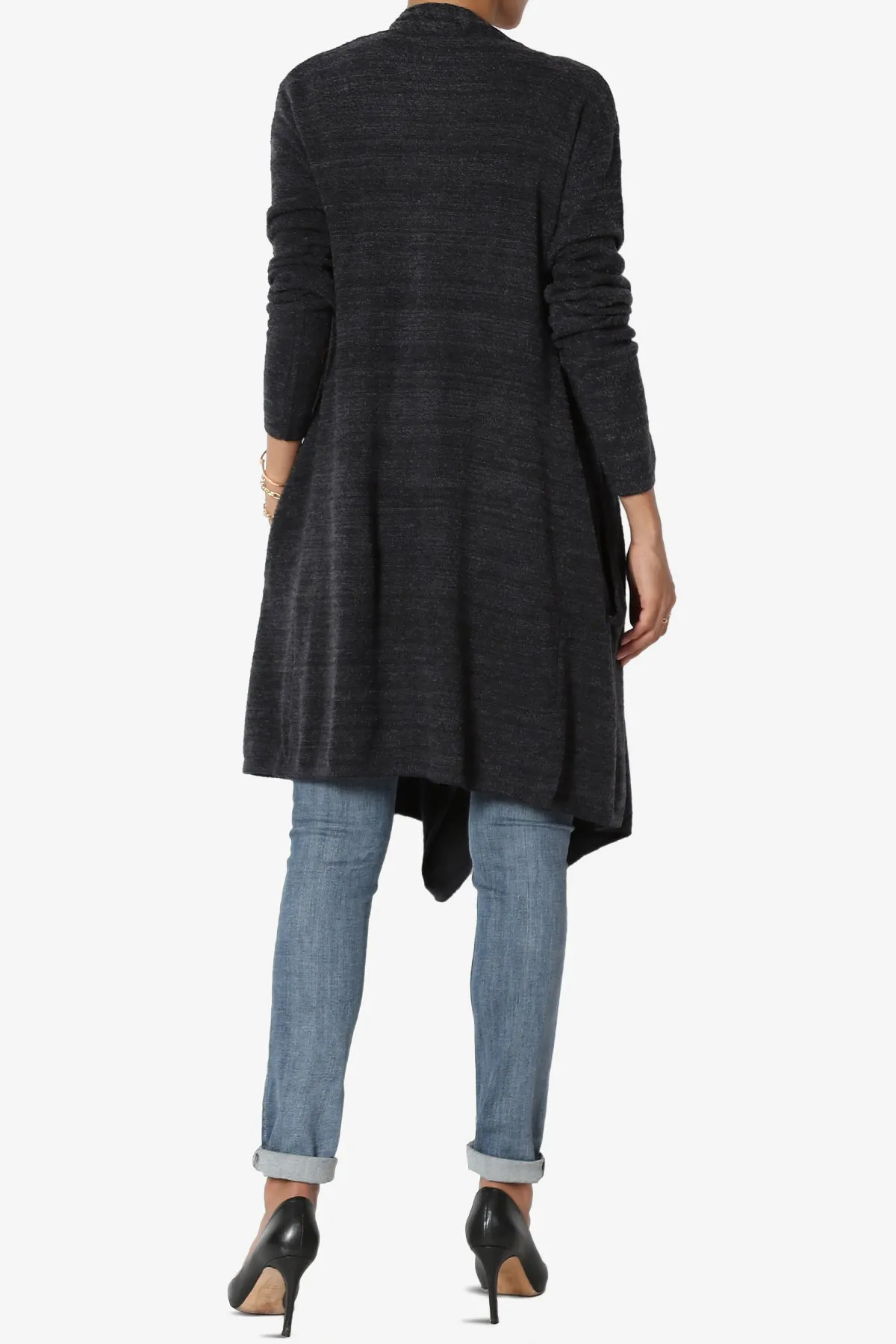Tish Waterfall Longline Knit Cardigan