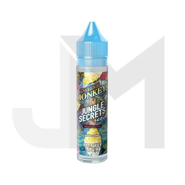 Twelve Monkeys Ice Age 50ml Shortfill 0mg (70VG/30PG)