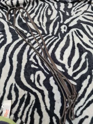 Used cob size brown leather reins FREE POSTAGE☆