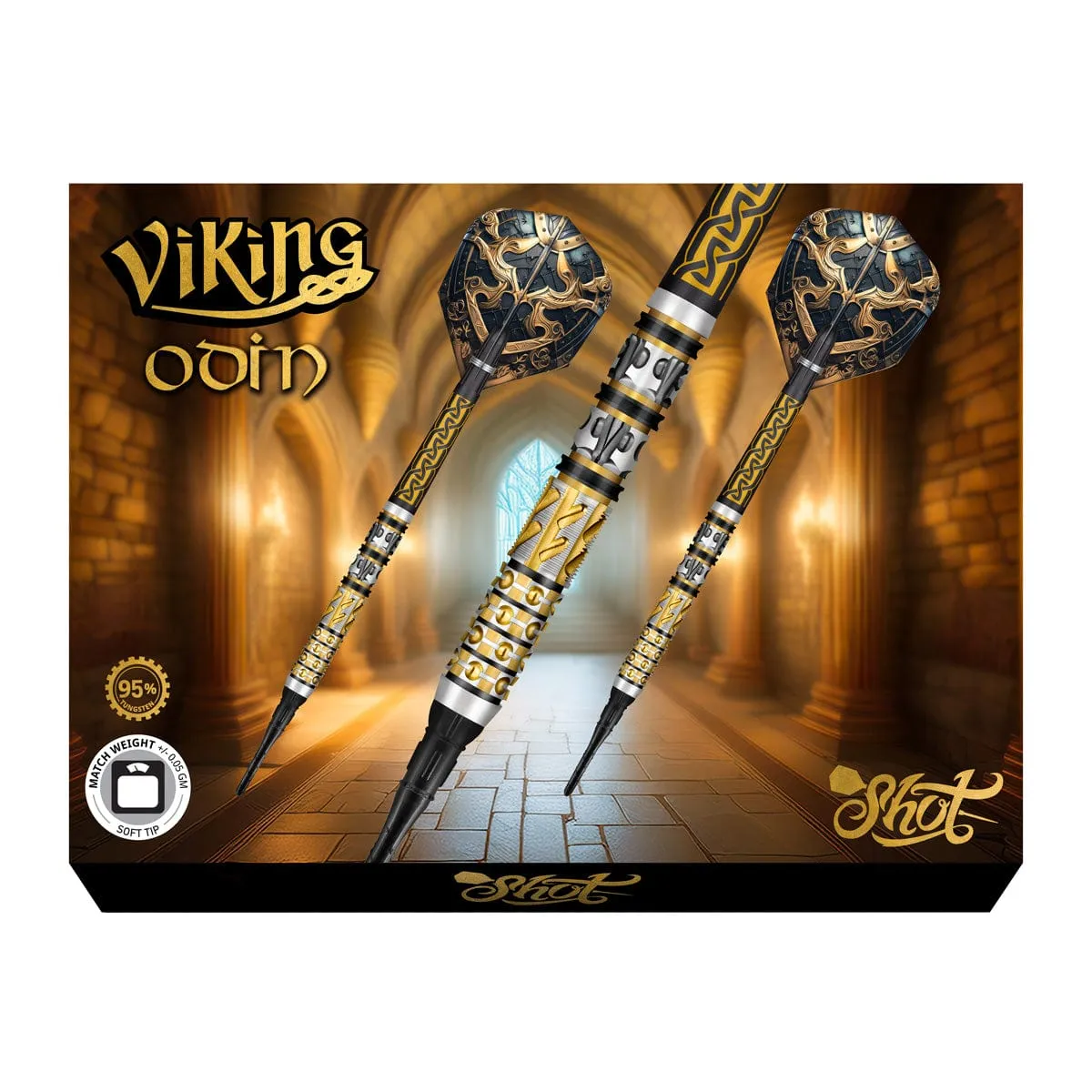 Viking Odin Soft Tip Dart Set-95% Tungsten Barrels