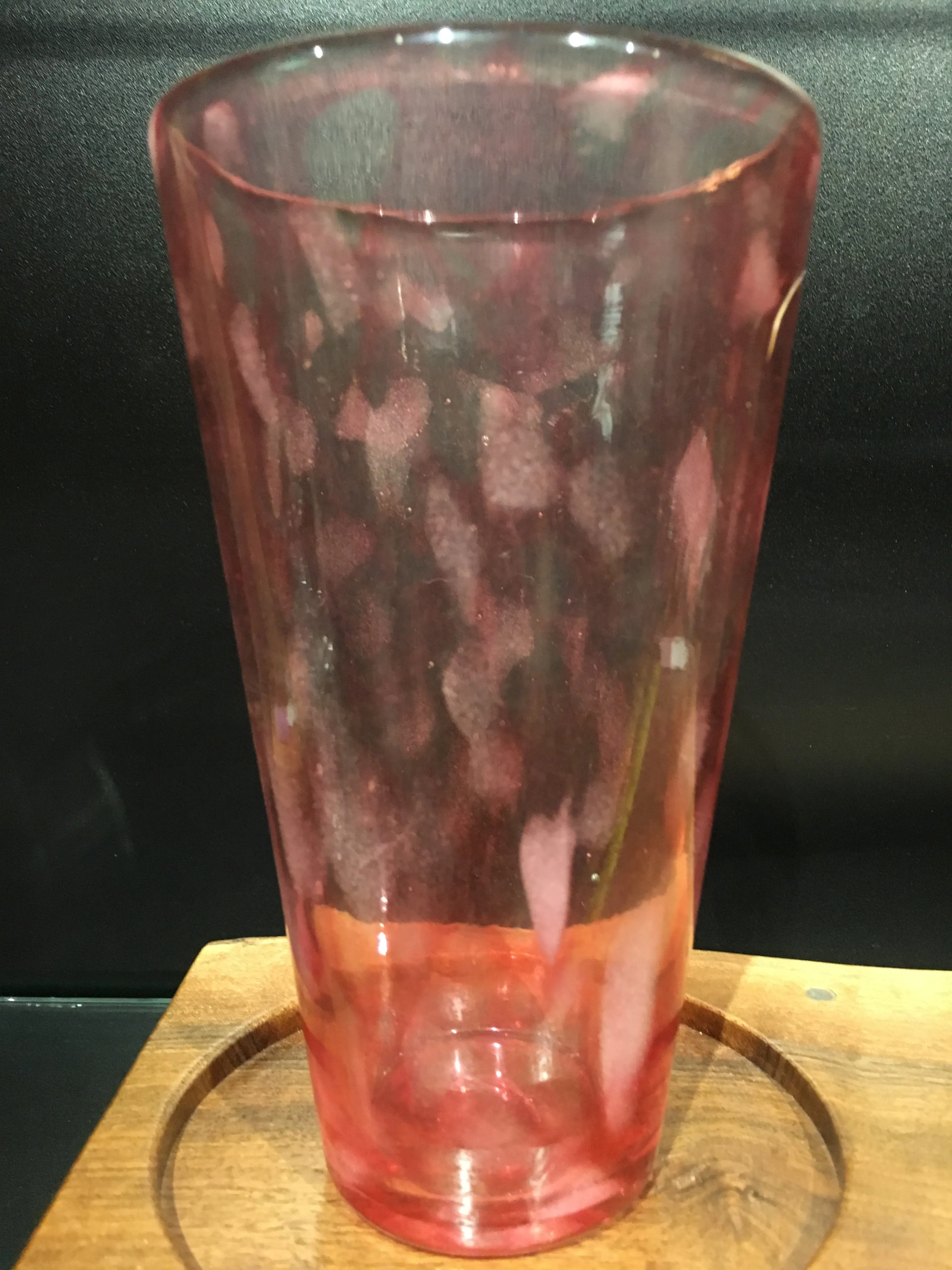White Flaked Red by Like Minded Glass