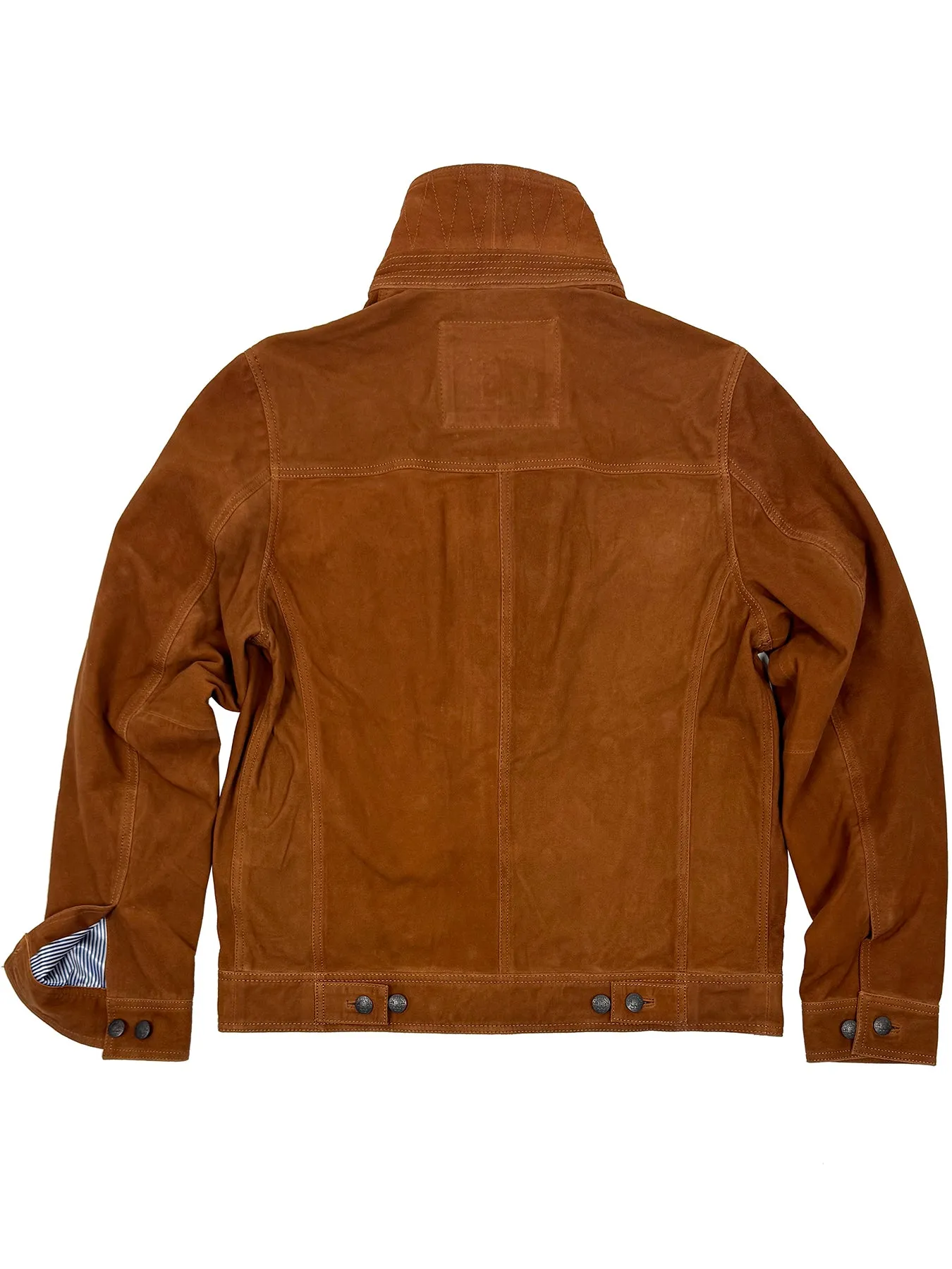 Wilde Suede Jacket Single Malt Brown