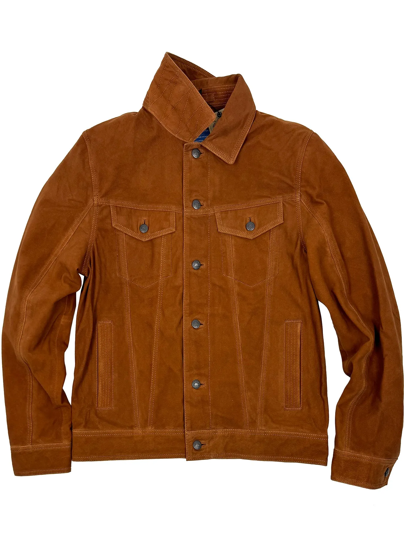 Wilde Suede Jacket Single Malt Brown