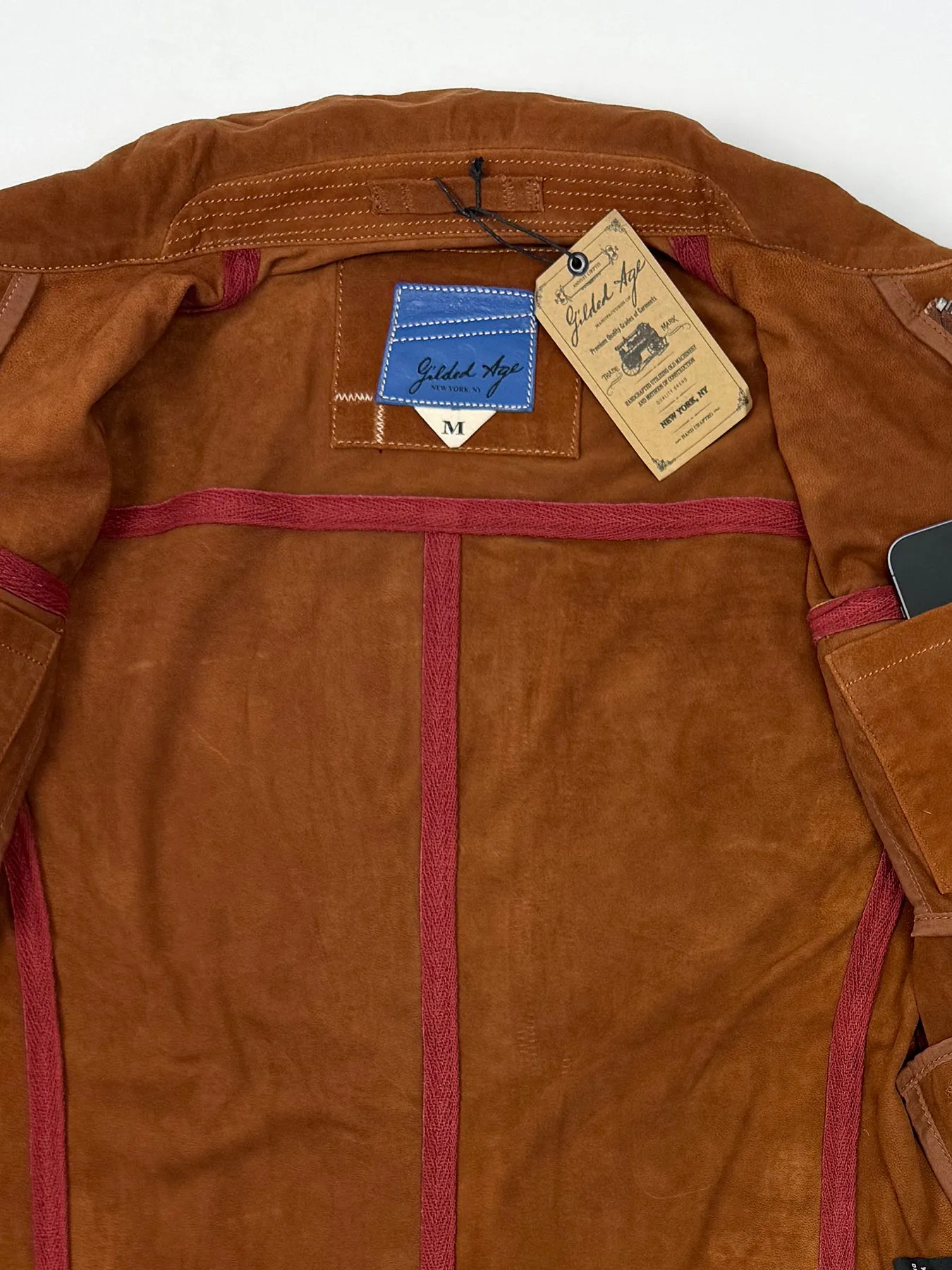 Wilde Suede Jacket Single Malt Brown