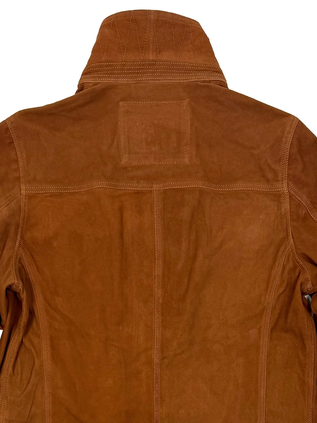 Wilde Suede Jacket Single Malt Brown