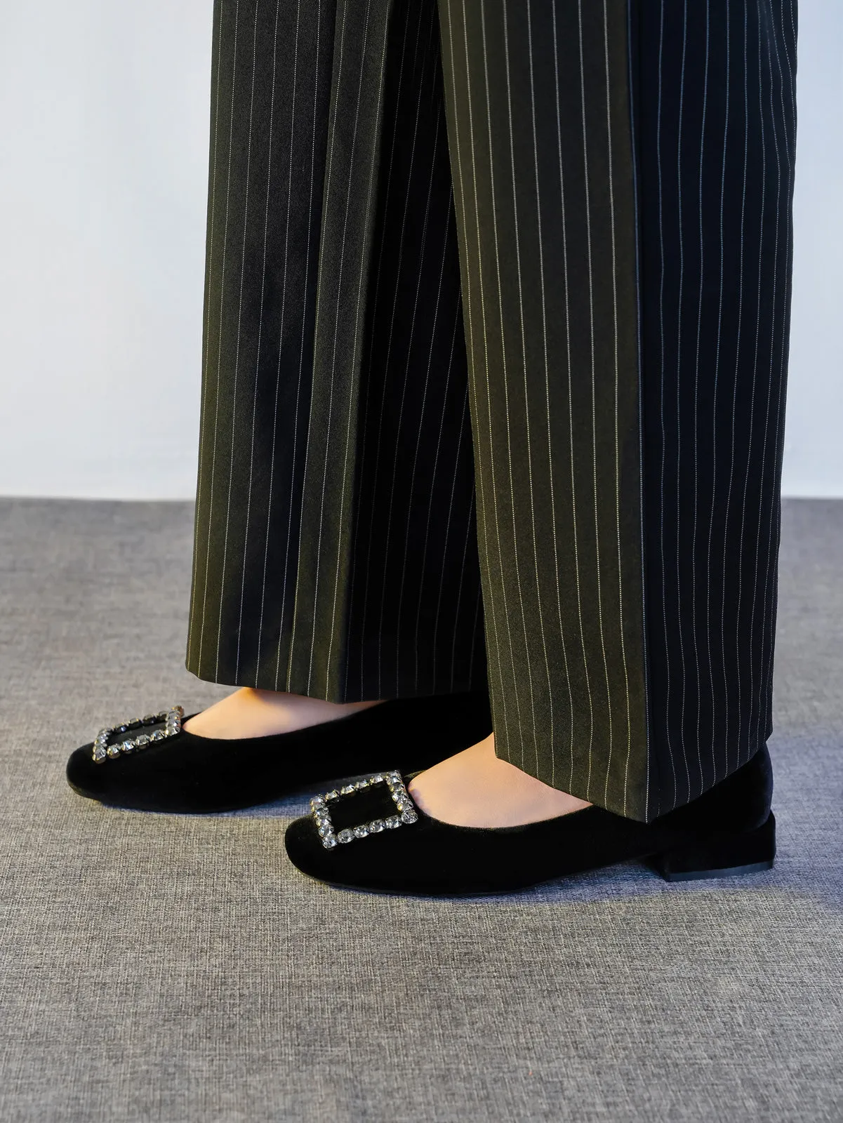 Women's "KOZUE" Buckled Detailing Ballerinas