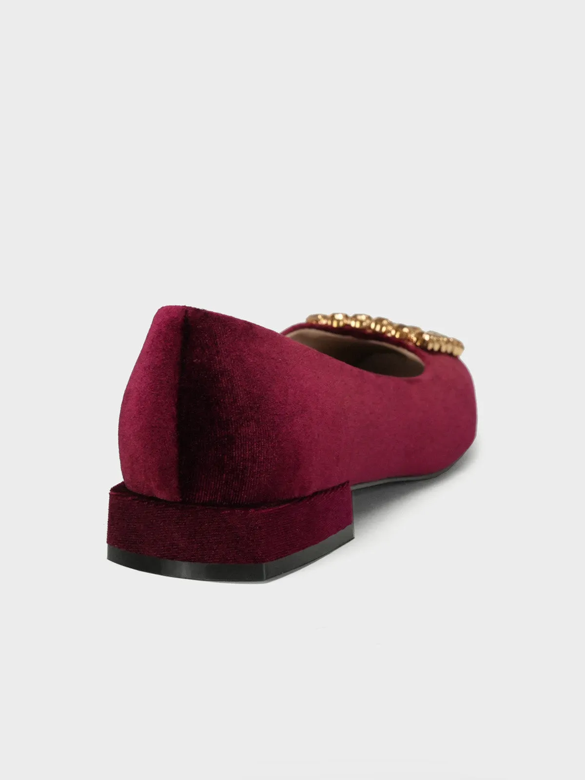 Women's "KOZUE" Buckled Detailing Ballerinas