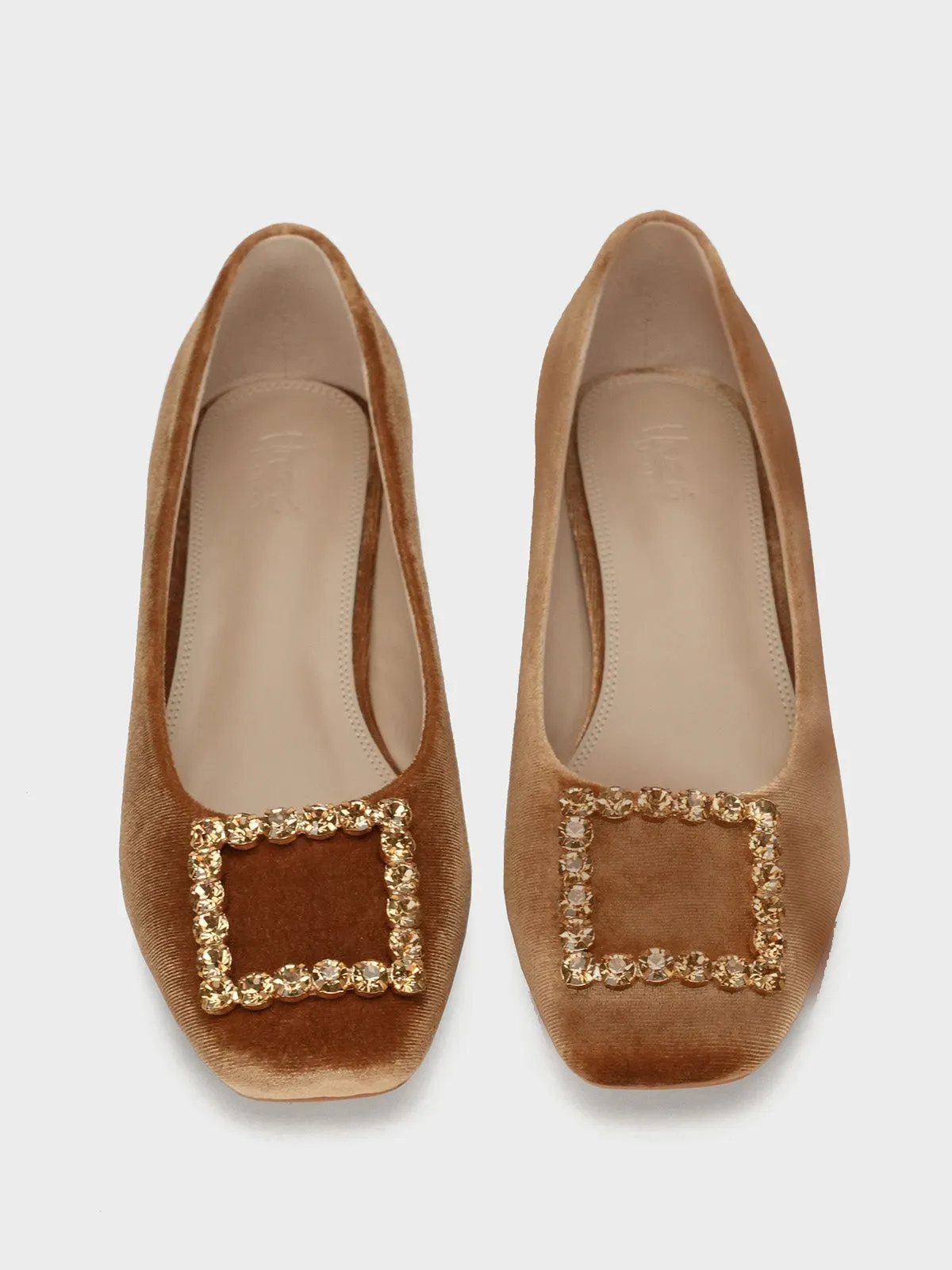 Women's "KOZUE" Buckled Detailing Ballerinas