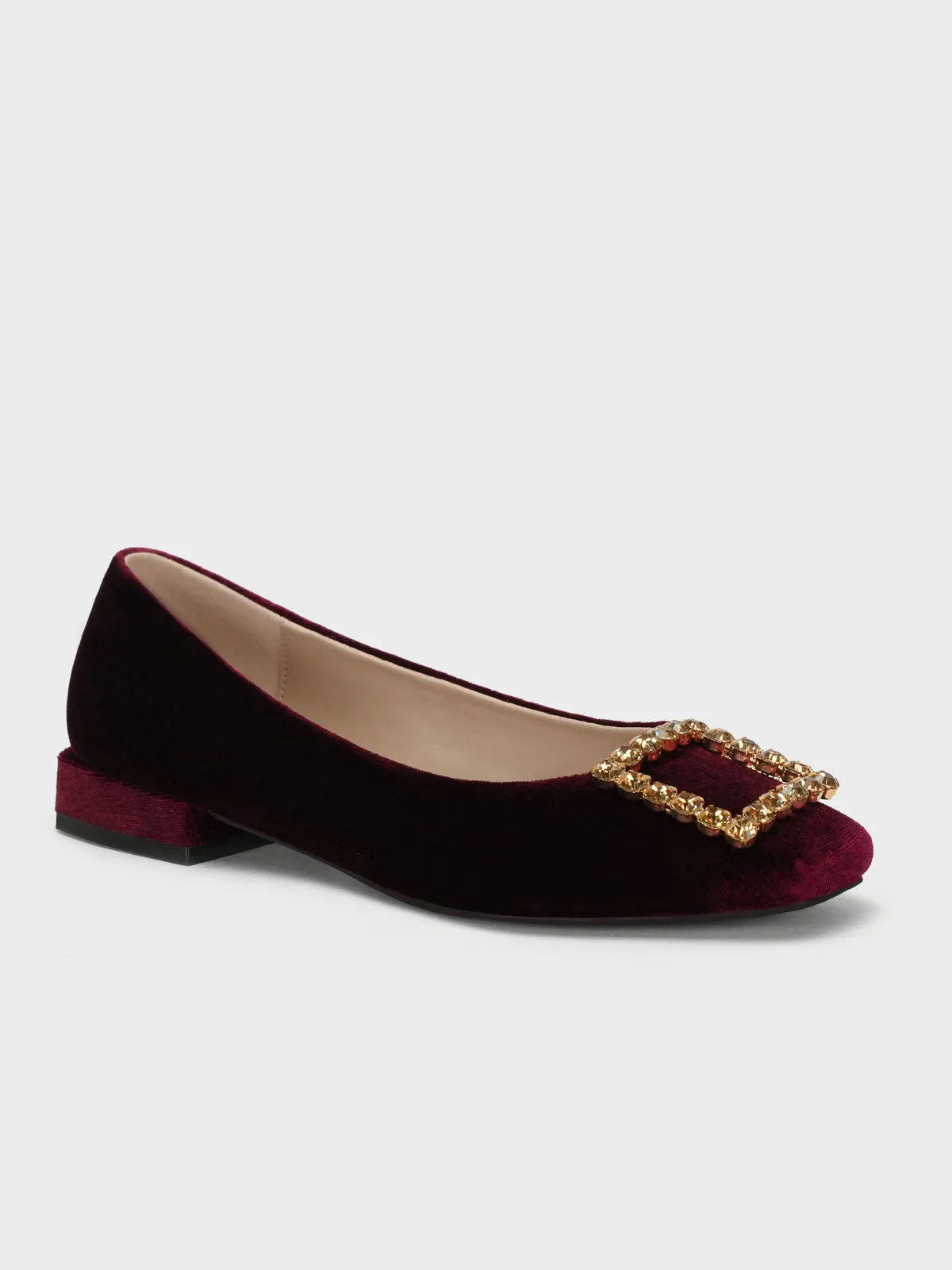 Women's "KOZUE" Buckled Detailing Ballerinas