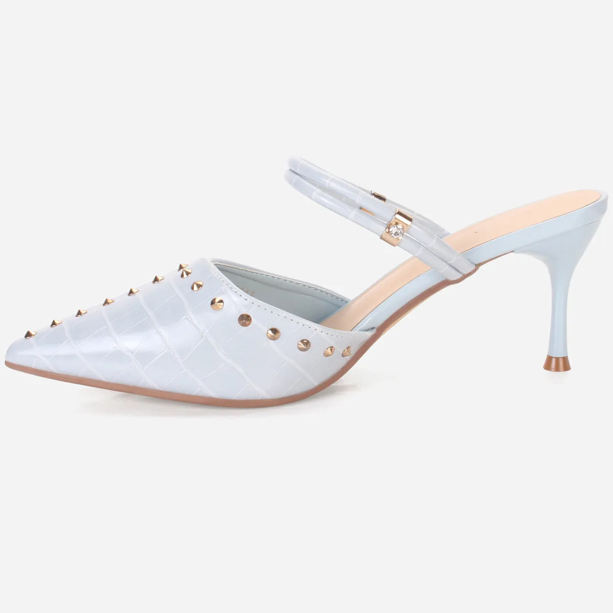 Women's "WAVERLY" Stud Detailing Evening Sandals