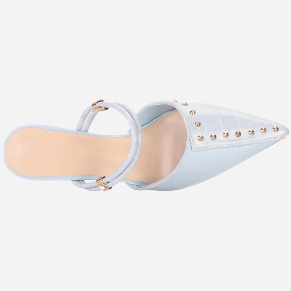 Women's "WAVERLY" Stud Detailing Evening Sandals