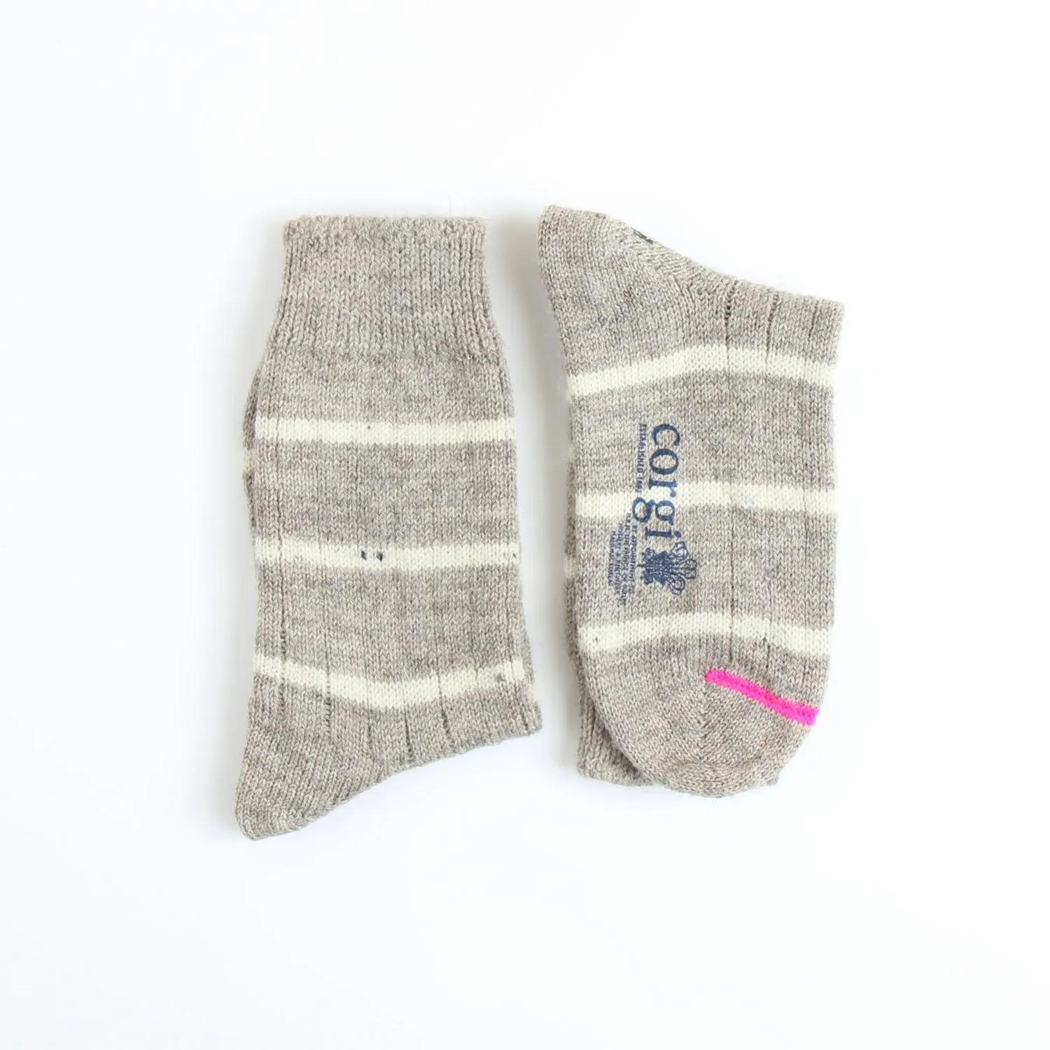 Women's Striped British Wool Socks