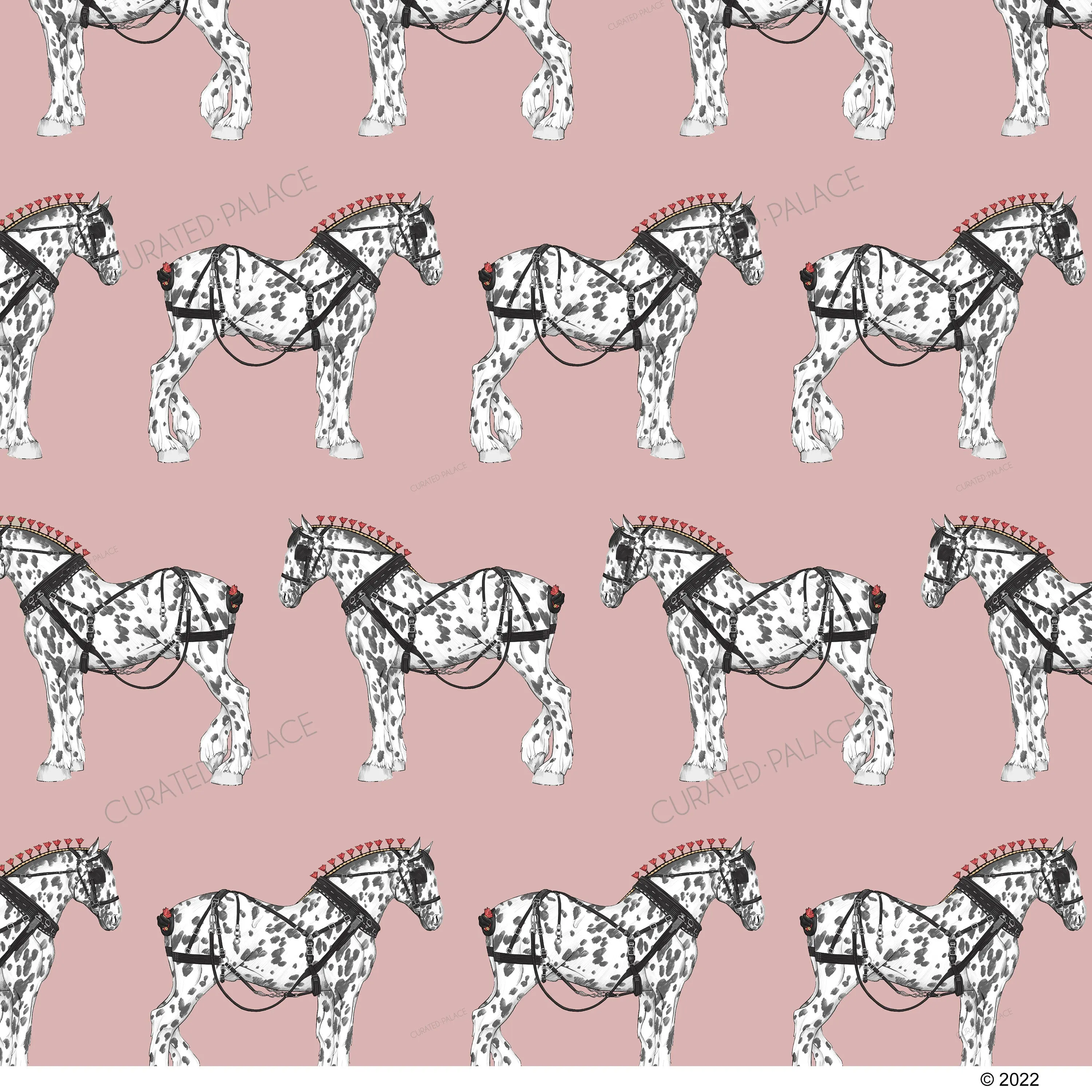 WORKING DRAFT HORSES // POUF