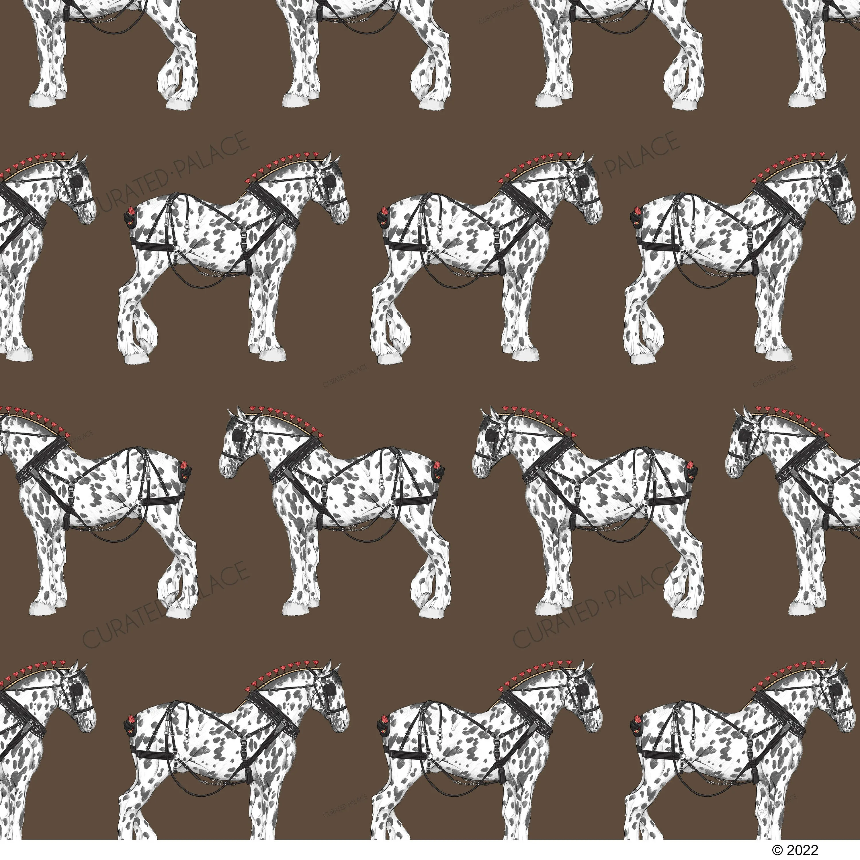 WORKING DRAFT HORSES // POUF