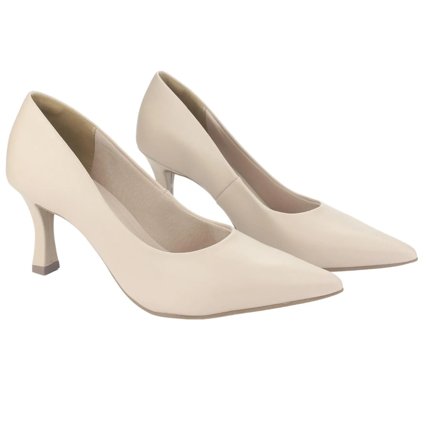 Zapato Via Marte Mujer 23-15707 N Creme Casual