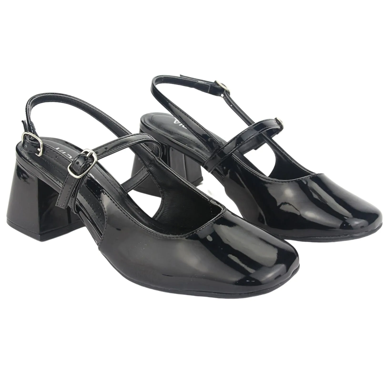 Zapato Via Marte Mujer 23-16801 V Preto Casual